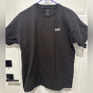 Vans Men's Black Small Logo Tee